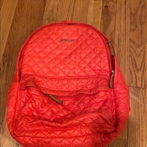 MZ Wallace Red Backpack.